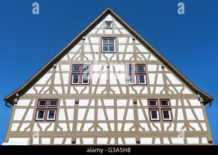 Restauriertes Fachwerkhaus Stockfoto