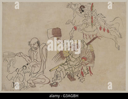 Tengu und Miscellany Stockfoto