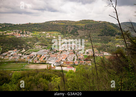 Typisch italienisches Dorf auf die Colli Berici, Vicenza, Italien. Stockfoto