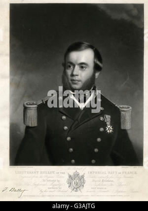 Joseph Rene Bellot (1826 1853) Französisch Arctic Marine Explorer in der Antarktis. Stockfoto