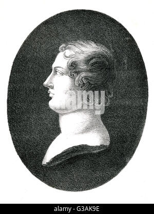 George Gordon Byron, 6.. Baron, Lord Byron genannt Stockfoto