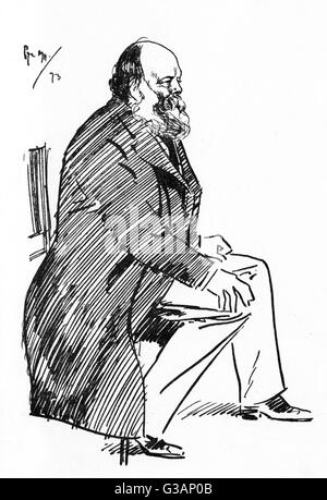 3. Marquess of Salisbury - Karikatur von Phil May Stockfoto