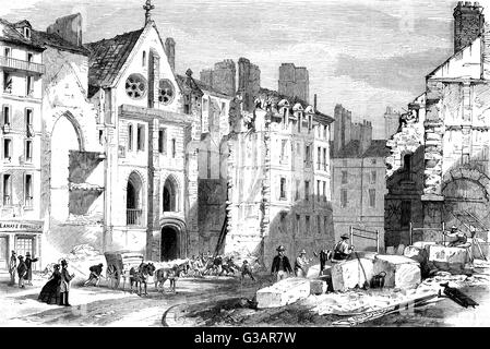 Paris, Frankreich - Hotel de Cluny. Stockfoto