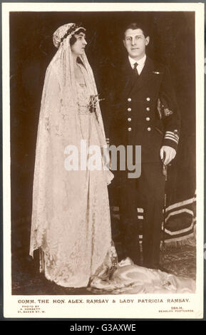 RAMSAY/PATRICIA/HOCHZEIT Stockfoto