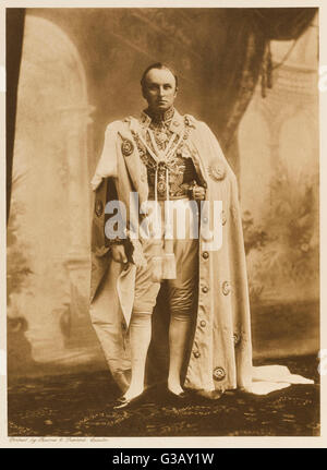 GEORGE NATHANIEL, MARQUESS CURZON als Vizekönig von Indien Datum: 1859-1925 Stockfoto