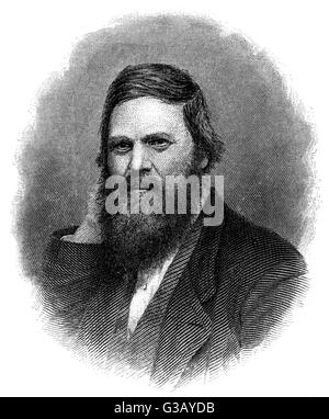 CHARLES FRANCIS HALL amerikanische Forscher von der Arktis-Datum: 1821-1871 Stockfoto