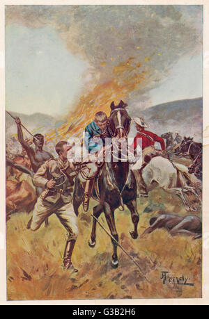 ZULU-KRIEG 1879 Stockfoto