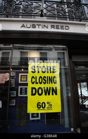 Austin Reed auf Regents Street Stockfoto