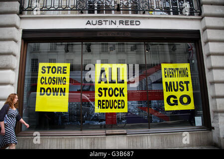 Austin Reed auf Regents Street Stockfoto