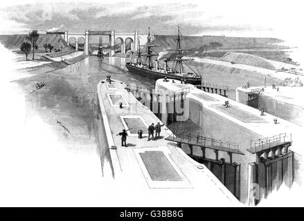 MANCHESTER SHIP CANAL Stockfoto