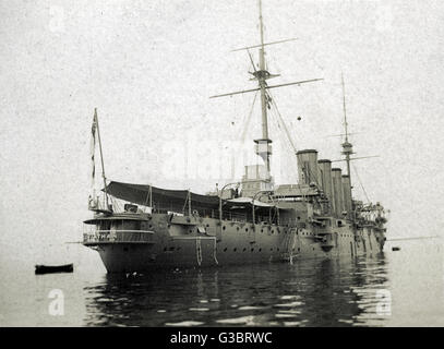 HMS Leviathan, britischer geschützter Kreuzer Stockfoto