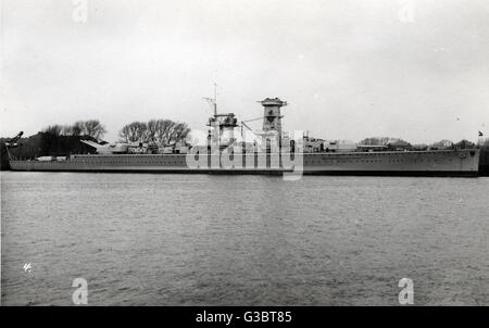 Admiral Graf Spee, deutsches Schlachtschiff Stockfoto