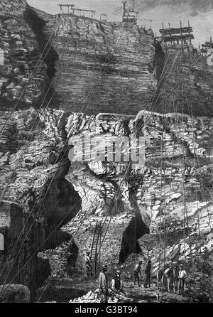 Diamond Mine - Kimberley, Südafrika Stockfoto