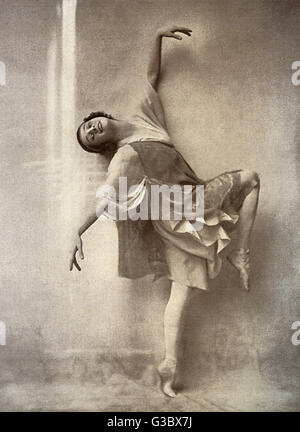 Anna Pavlova, russische Balletttänzerin Stockfoto