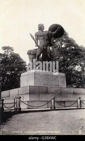 Das Wellington Monument, Hyde Park, London Stockfoto