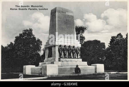 Das Guards Memorial, Horse Guards Parade, London Stockfoto