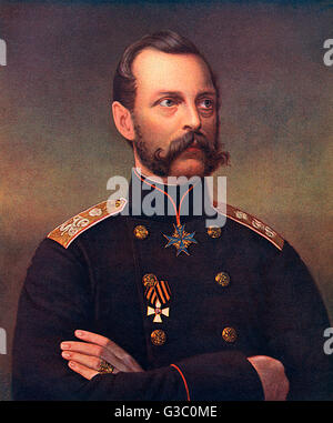 Zar Alexander II (Aleksandr II Nikolajewitsch) von Russland (1818-1881, regierte 1855-1881).      Datum: 19. Jahrhundert Stockfoto