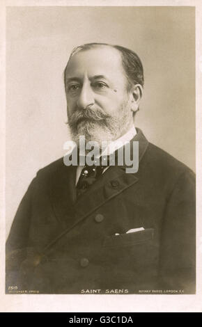 Charles-Camille Saint-Saëns (1835-1921), französischer Musiker und Komponist Datum: 1906 Stockfoto