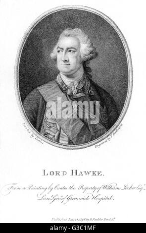 Sir Edward Hawke, 1. Baron Hawke Stockfoto