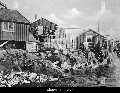 Lofoten-Inseln, Norwegen, 1941 Stockfoto