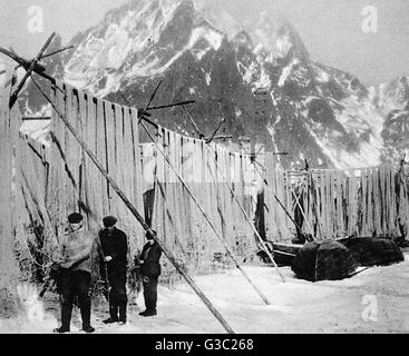 Lofoten-Inseln, Norwegen, 1941 Stockfoto