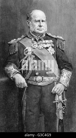 Sir Henry Keppel, britischer Marinekommandant Stockfoto