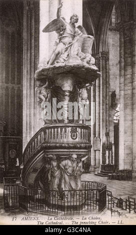 Frankreich - Amiens - Die Kathedrale - Die Weinende Engelsstatue Stockfoto