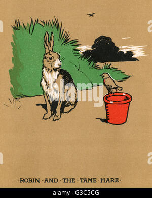 Illustration, Cecil Aldins Malbücher, unsere Tiere Stockfoto