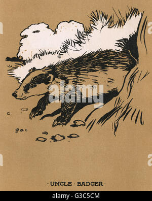 Illustration, Cecil Aldins Malbücher, unsere Tiere Stockfoto