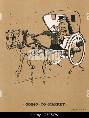 Illustration, Cecil Aldins Malbücher, unsere Tiere Stockfoto