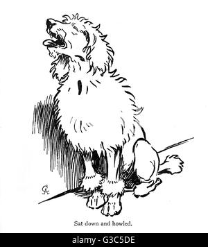 Illustration von Cecil Aldin, Moufflou, von Ouida Stockfoto