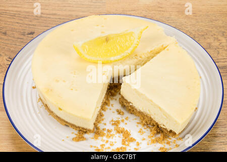 Leckere New York cheesecake Stockfoto