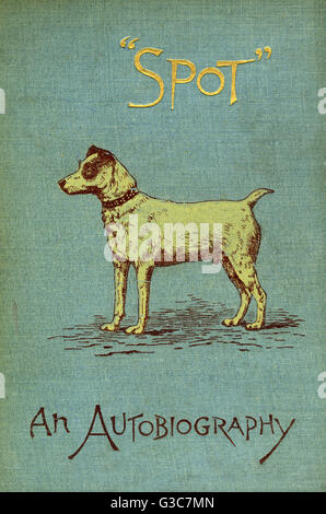 Coverdesign von Cecil Aldin, Spot, an Autobiography Stockfoto