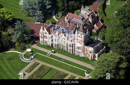 Luftaufnahme des Friar Park in Henley-on-Thames, einst im Besitz von George Harrison, Oxfordshire, Vereinigtes Königreich Stockfoto