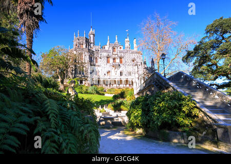 Quinta da Regaleira in Sintra, Portugal. HDR-High dynamic range Stockfoto