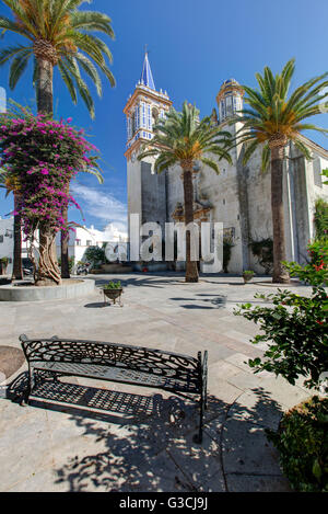 Parroquia de Nuestra Señora De La O, Chipiona, Costa De La Luz, Andalusien, Spanien, Europa Stockfoto