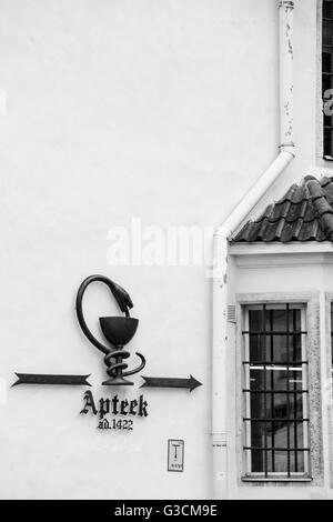 Tallinn, Rathaus-Apotheke, Stockfoto