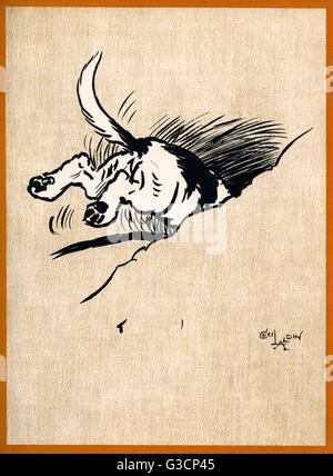 Illustration von Cecil Aldin, Field Babies Stockfoto