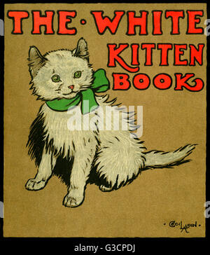 Cover-Design von Cecil Aldin, dem Buch der Weißen Kätzchen Stockfoto