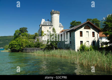 Château Ruphy Annecy See Stockfoto