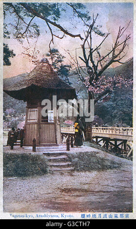 Kyoto, Japan - Togetsukyo, Arashiyama Stockfoto