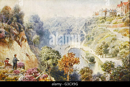 Bournemouth, Dorset - Boscombe Chine Gardens Stockfoto