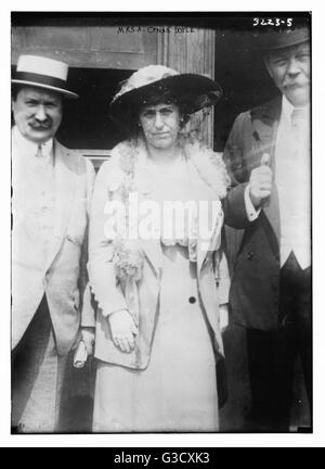 Arthur Conan Doyle mit der zweiten Frau, Jean Elizabeth Leckie Stockfoto