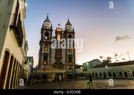 Concatedral de São Pedro Dos Clérigos Pátio de São Pedro Square, Recife, Pernambuco, Brasilien Stockfoto