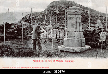 Monument, Majuba Hill, in der Nähe von Volksrust, Natal, Südafrika Stockfoto