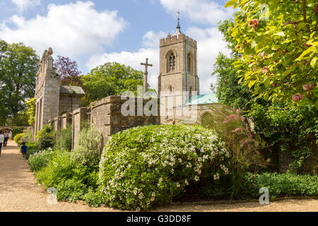 St. Mary Magdalene, Kirche, Schloss Ashby Gelände, Northamptonshire. Stockfoto