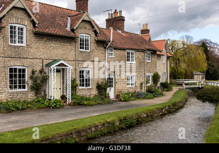 Hovingham Dorf, Ryedale, Yorkshire Stockfoto