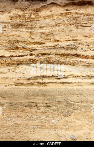 Covehithe Klippen, Suffolk, England Stockfoto