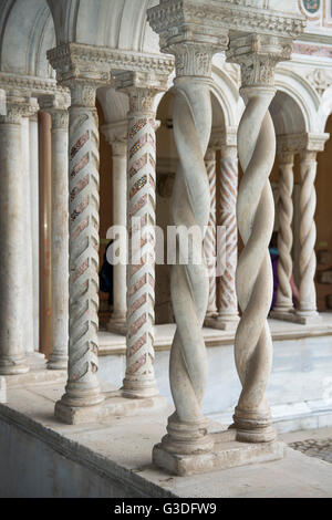 Italien, Rom, Päpstliche Erzbasilika San Giovanni in Laterano (Auch Lateranbasilika), Kreuzgang des Klosters der Lateranbasilika Stockfoto