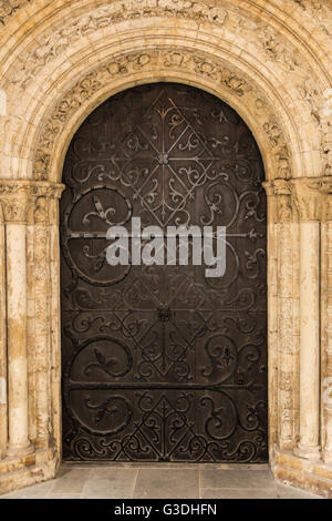 Kirche in London Außeneingang Tür Stockfoto